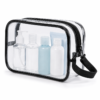 Custom Clear TPU TSA-Friendly Toiletry Bag with Wrist Strap