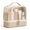化妆包5展示图G Custom TPU Wet-Dry Toiletry Bag for Women with Clear Compartment