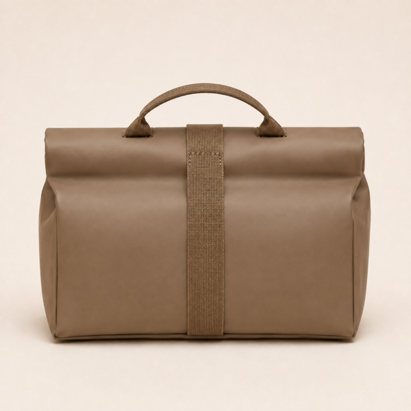 Custom TPU Waterproof Roll-Top Toiletry Bag with Quick-Release Buckle