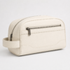 化妆包9展示图J Premium Vegan Leather Men's Dopp Kit | Luxury Travel Toiletry Bag with Front Zip Pocket