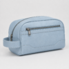 化妆包9展示图K Premium Vegan Leather Men's Dopp Kit | Luxury Travel Toiletry Bag with Front Zip Pocket