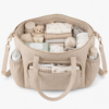 Custom RPET Quilted Mommy Tote Bag with Multi-Pocket Organizer