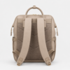 Nylon Diaper Backpack back view with breathable padded shoulder straps