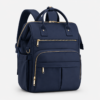 Custom Water-Resistant Nylon Wide-Opening Diaper Backpack with Multi-Pocket Organizer
