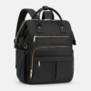 Custom Water-Resistant Nylon Wide-Opening Diaper Backpack with Multi-Pocket Organizer