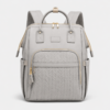 Custom Lightweight Nylon Travel Diaper Backpack with Quilted Front Organizer