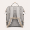 Nylon Diaper Backpack back view with breathable padded shoulder straps