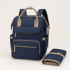 Custom Water-Resistant Polyester Oxford Diaper Backpack with Changing Pad