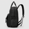Polyester Oxford Travel Diaper Backpack side view with elastic bottle pocket