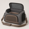 Custom Molded EVA Pet Travel Carrier with Ventilated Mesh Panels