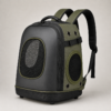 Molded EVA Pet Backpack with Front Mesh Window and Side Ventilation