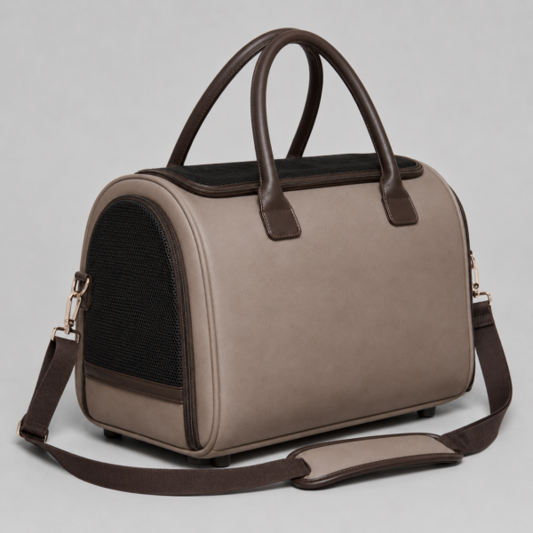 Custom Molded EVA Foldable Luxury Pet Carrier Tote with Mesh Ventilation