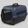 Navy Blue Molded PP Hard-Shell Pet Travel Carrier