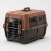 Terracotta Brown Molded PP Pet Transport Crate