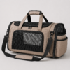 Custom RPET Soft-Sided Pet Travel Carrier with Mesh Ventilation & Shoulder Strap