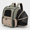 Custom RPET Expandable Pet Backpack Carrier with Large Side Mesh Extension