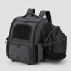 Charcoal Gray RPET Expandable Pet Backpack Carrier