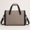 Custom RPET Pet Travel Tote with Multi-Pocket Organizer & Mesh Ventilation
