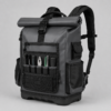 Graphite Gray TPU-Coated Roll-Top Tool Backpack