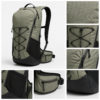 登山包10产品展示图C Hiking backpack fabric bungee cord zipper mesh pocket hip belt and reinforced bottom details