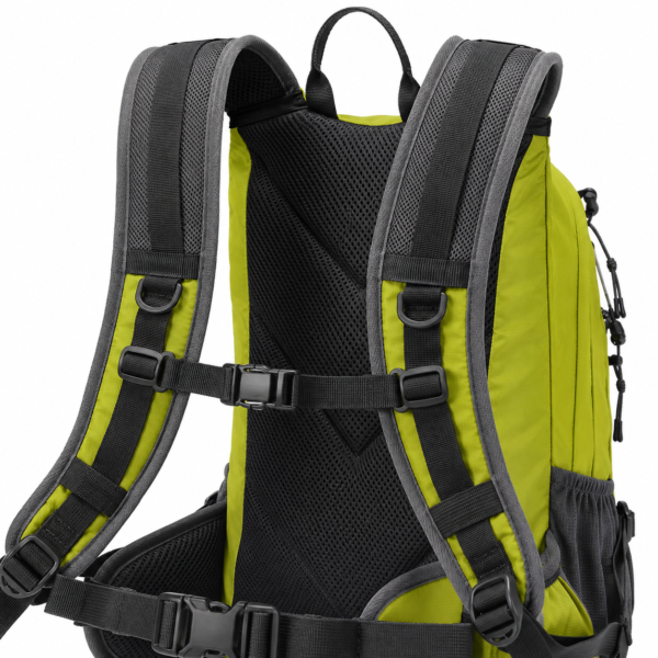 Custom Reflective Hiking Backpack with Front Bungee Cord and Padded Hip Belt