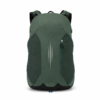登山包3产品展示图A Custom Hiking Backpack front view in forest green