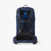Trekking backpack with ventilated mesh back system and adjustable straps