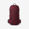 Burgundy custom trekking backpack front view