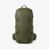 Olive green custom trekking backpack front view
