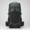 Custom Mountaineering Backpack front view in forest green