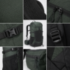 Custom Mountaineering Backpack with Front Stretch Mesh Pocket