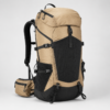 Khaki custom mountaineering backpack for hiking and trekking