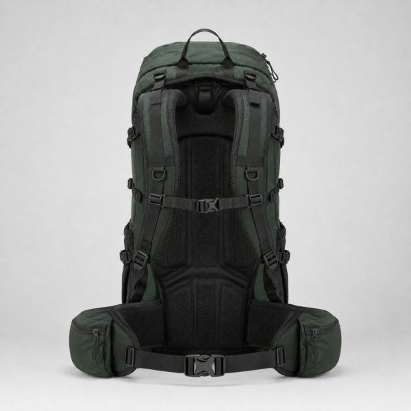 Custom Mountaineering Backpack with Front Stretch Mesh Pocket