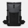 Custom Roll Top Hiking Backpack with Front Stretch Pocket and Hip Belt
