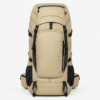 Sand beige custom 65L trekking backpack front view
