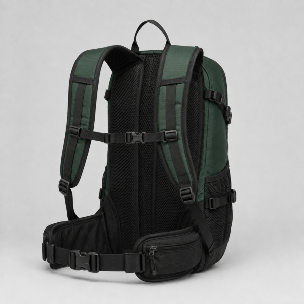 登山包9产品展示图D 20L hiking backpack with breathable padded back panel and adjustable straps