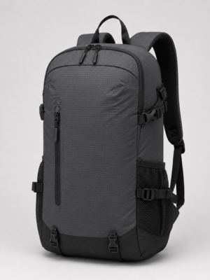Charcoal gray 20L ultralight hiking backpack for OEM customization