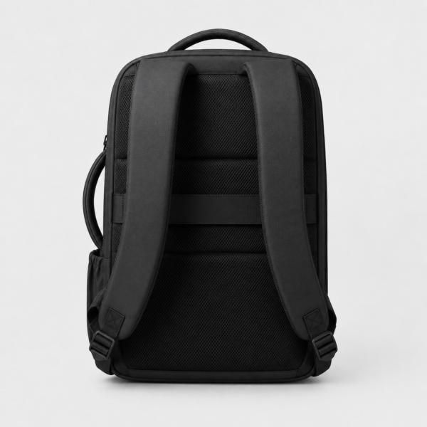 Custom Full-Open Business Travel Laptop Backpack with Separate Bottom Compartment