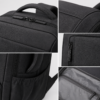 Custom Full-Open Business Travel Laptop Backpack with Separate Bottom Compartment