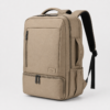Custom Full-Open Business Travel Laptop Backpack with Separate Bottom Compartment