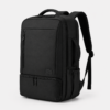 Custom Full-Open Business Travel Laptop Backpack with Separate Bottom Compartment