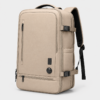 Wholesale vacuum travel laptop backpack in beige