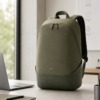 笔记本电脑包产品4展示图A RPET recycled polyester laptop backpack for modern office commuting