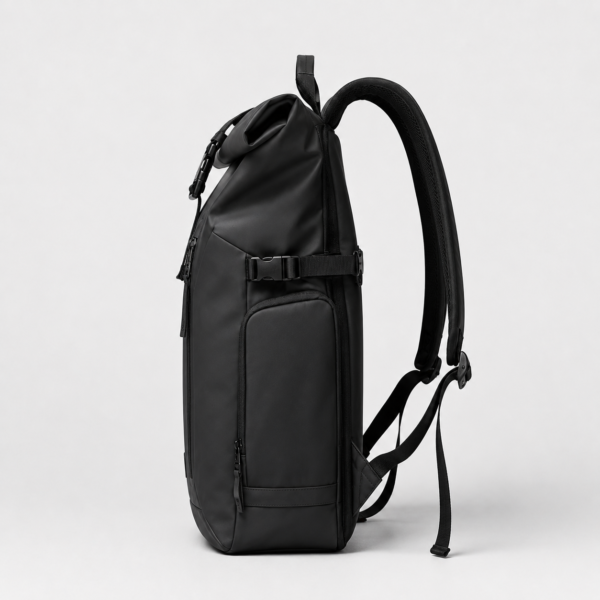 笔记本电脑包产品7展示图F Custom TPU-Coated Roll-Top Laptop Backpack with Tech Organizer