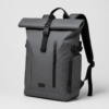 笔记本电脑包产品7展示图I Wholesale TPU roll top laptop backpack in dark gray