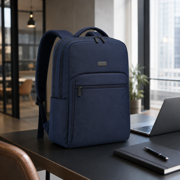 笔记本电脑包产品8展示图D Custom 420D Lightweight Nylon Urban Laptop Backpack with Multi-Layer Organizer