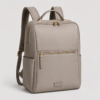 RPET Women's Laptop Backpack in taupe beige