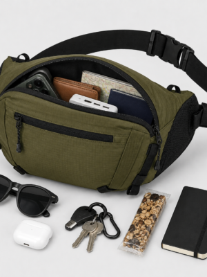 Custom 210D Ripstop Nylon Lightweight Hiking Hip Pack