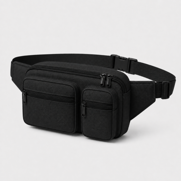 腰包3展示图G Custom 600D Polyester Oxford Everyday Multi-Pocket Waist Bag
