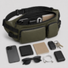 腰包4展示图D Custom 600D PU-Coated Polyester Outdoor Utility Waist Pack